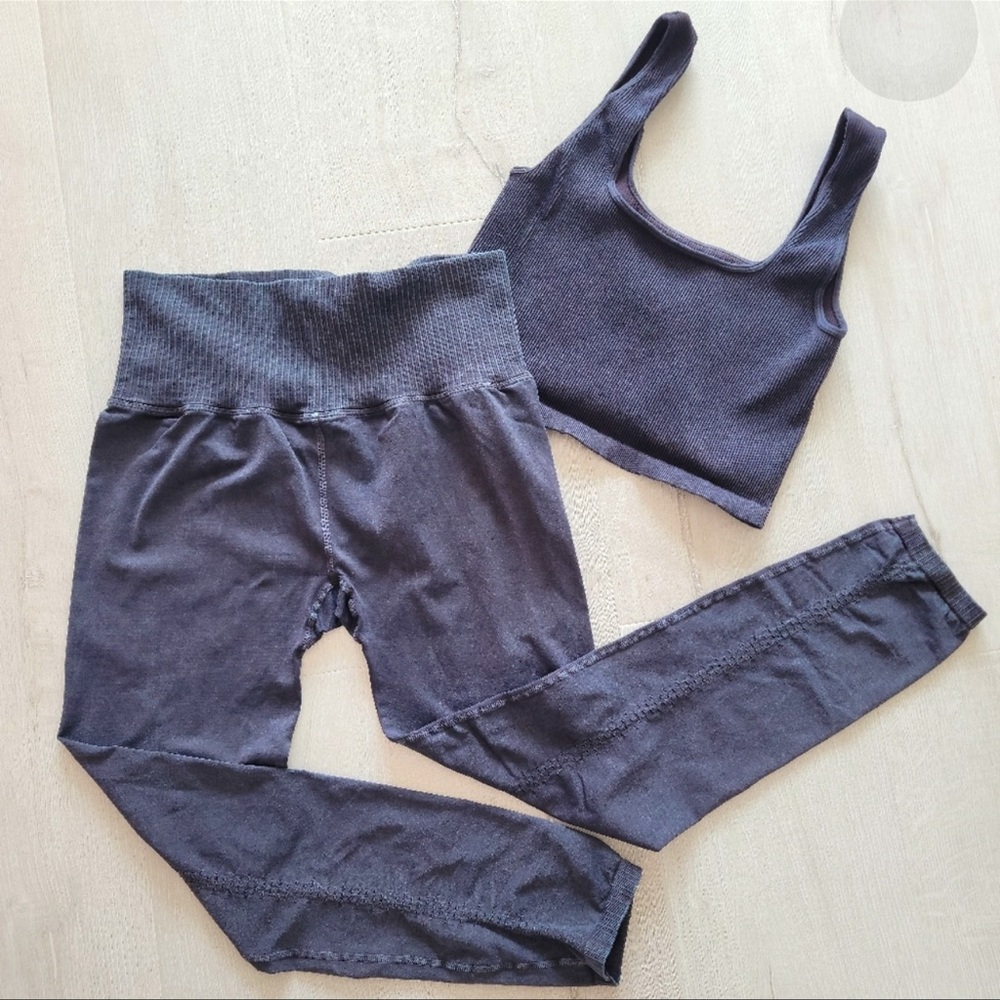 NEW Free People Movement Good Karma Top & Leggings - Picture 1 of 4